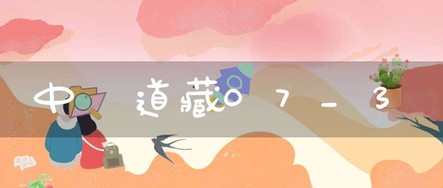 中華道藏07_3
