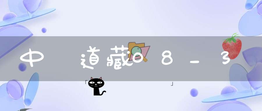 中華道藏08_3