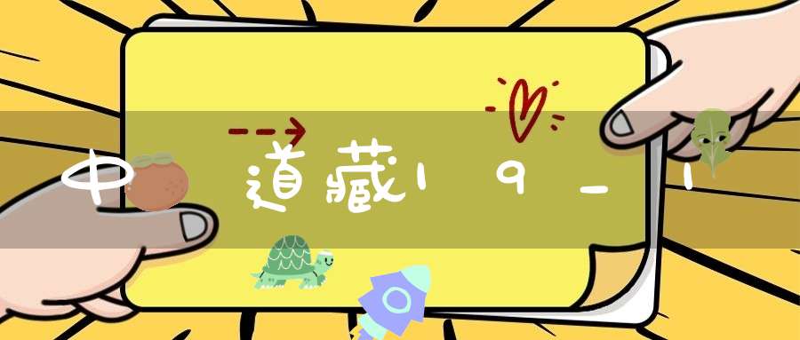 中華道藏19_1