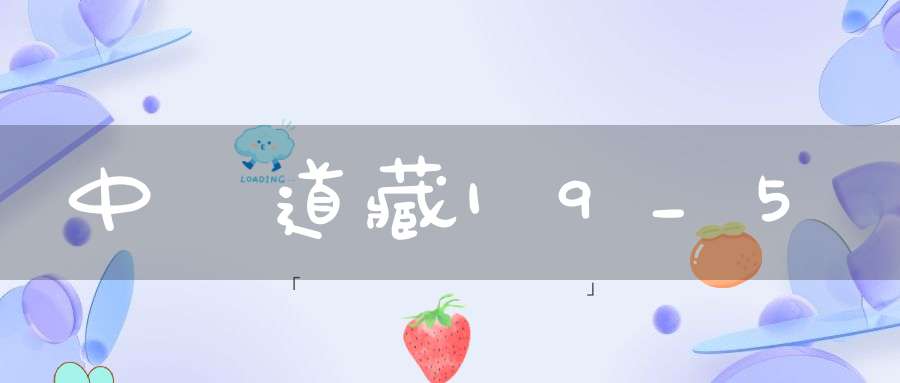 中華道藏19_5