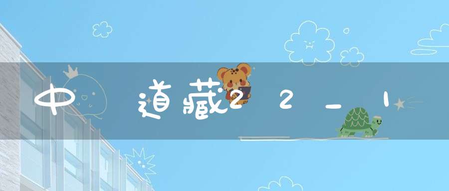 中華道藏22_1