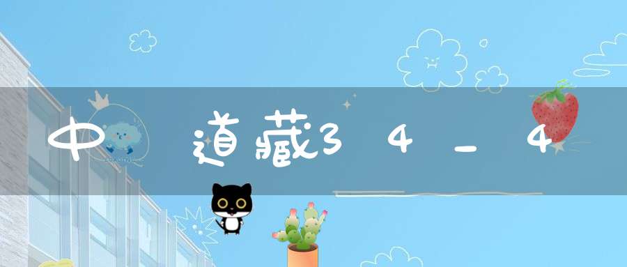 中華道藏34_4