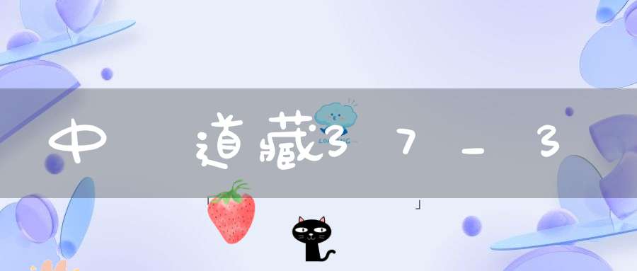 中華道藏37_3