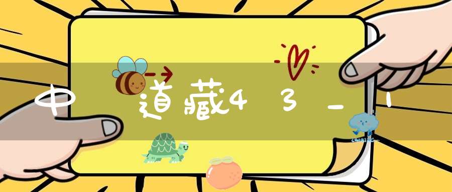 中華道藏43_1