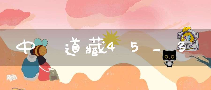 中華道藏45_3