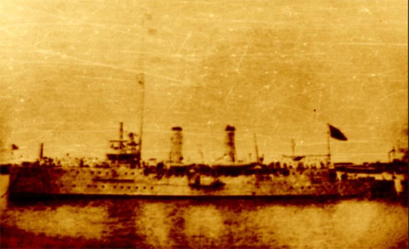 中山艦被日本飛機(jī)擊沉　50年后打撈出水