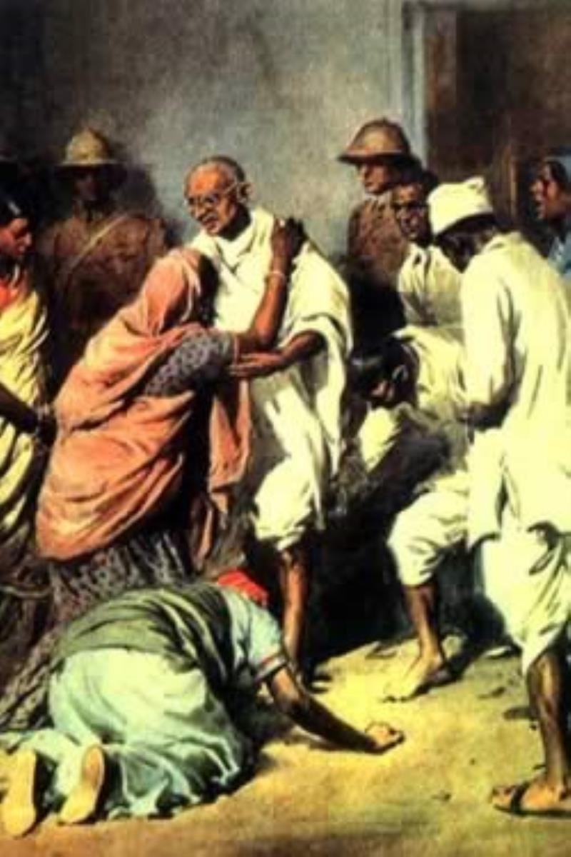 印度國大黨被英國當(dāng)局宣布為非法甘地入獄
