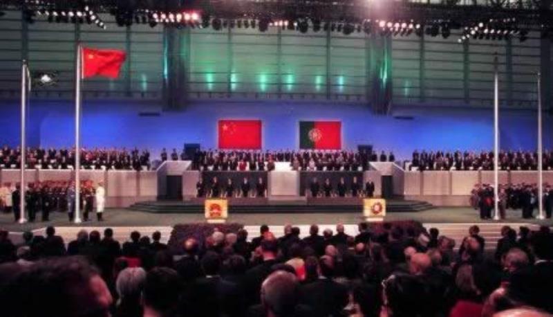 中葡兩國政府澳門政權交接儀式隆重舉行