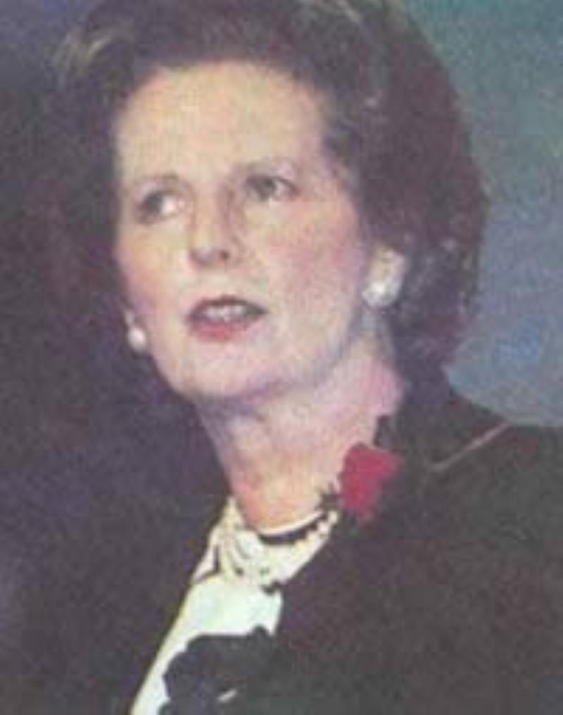 撒切爾夫人成為第一個(gè)英國(guó)女首相