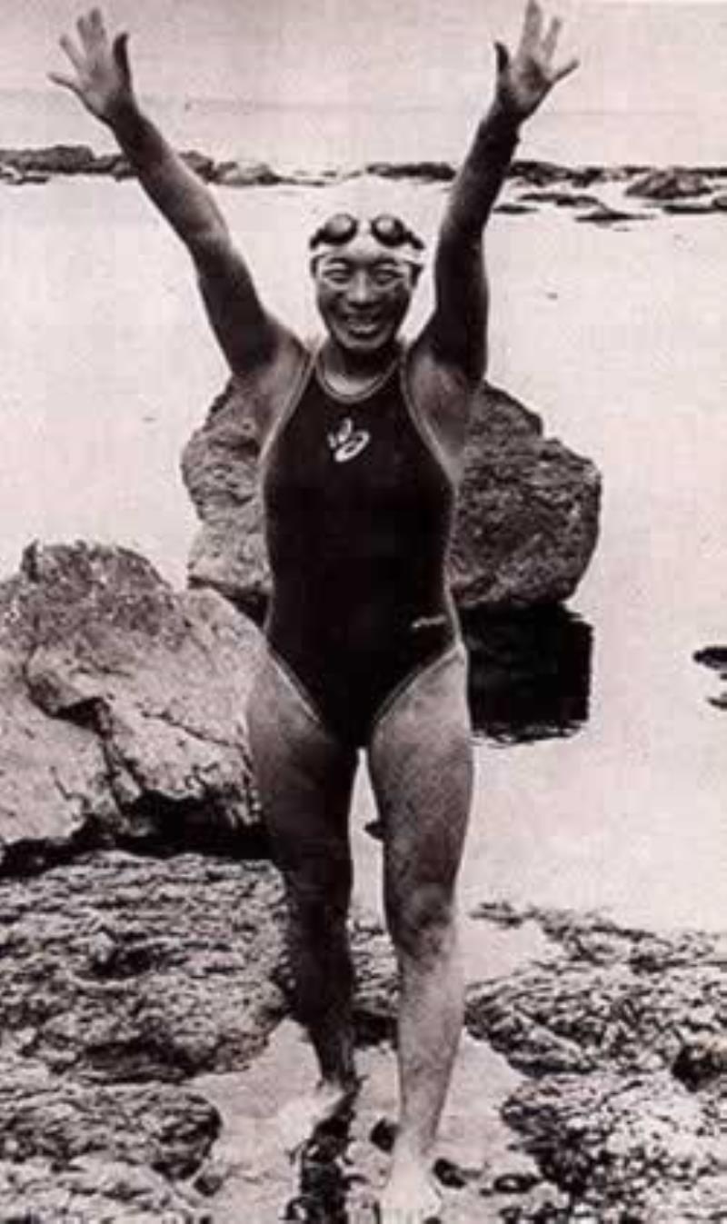 大迫千惠子單人橫渡津輕海峽