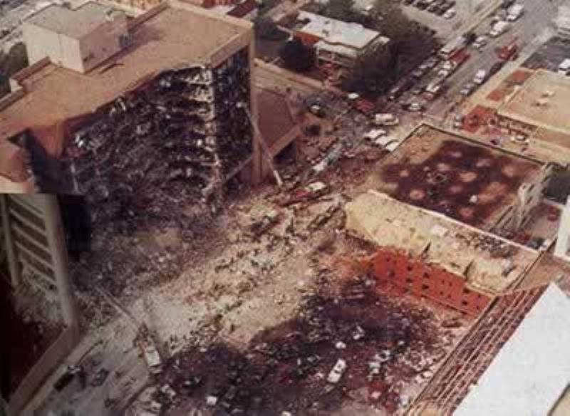美國俄克拉荷馬市聯(lián)邦大樓爆炸造成168人死亡