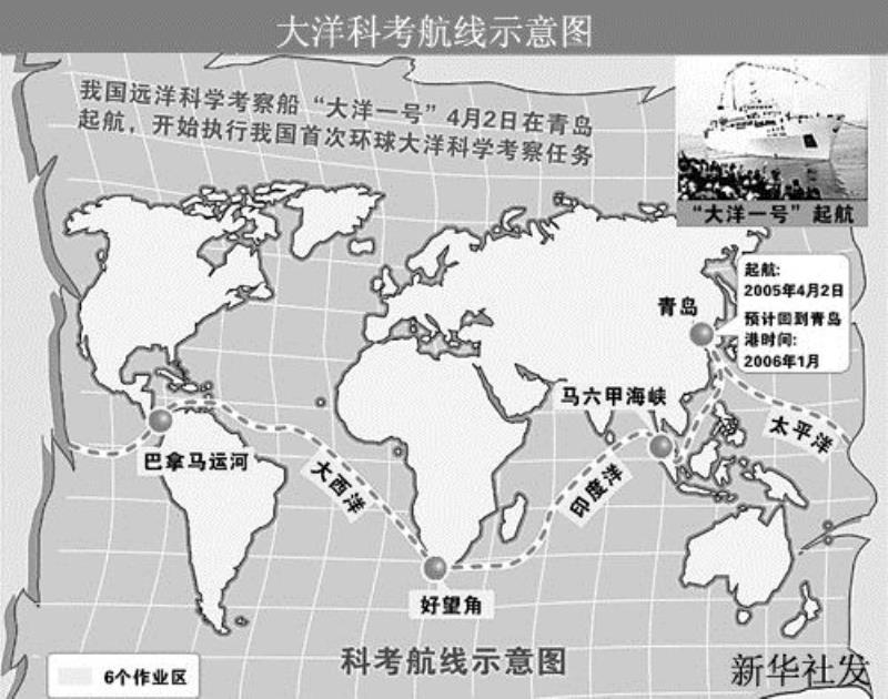 中國首次遠(yuǎn)洋科學(xué)調(diào)查