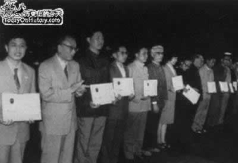 我國首批博士降生