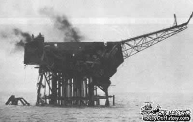 鉆井平臺(tái)風(fēng)笛手阿爾發(fā)號(hào)爆炸