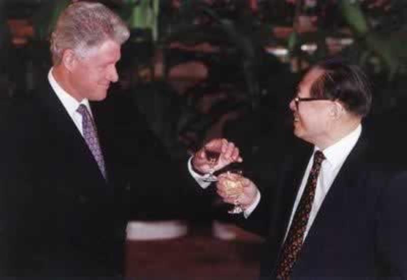 美國(guó)總統(tǒng)克林頓訪華