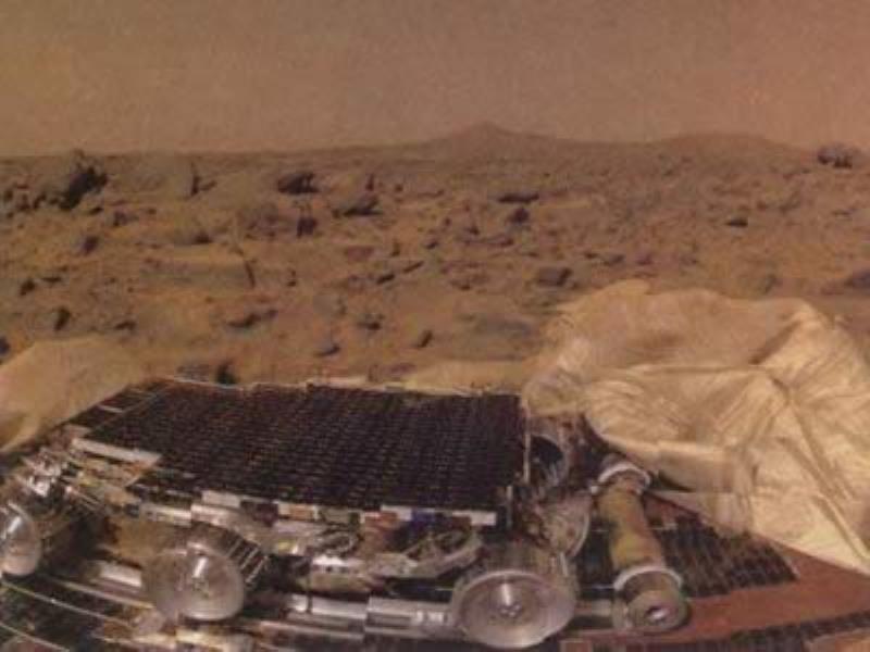 火星探路者宇宙飛船登陸火星