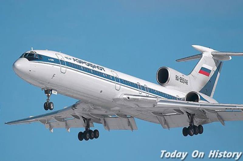 俄羅斯圖-154客機(jī)與貨機(jī)相撞致74人死亡