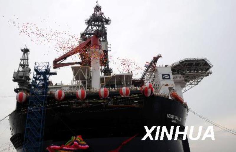 世界首座超深水海洋鉆探儲(chǔ)油平臺(tái)建筑勝利
