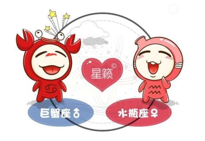 巨蟹座男生和水瓶座女因緣配對(duì)指數(shù) 巨蟹男和水瓶女配對(duì)指數(shù)：