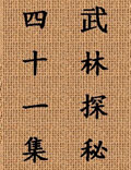 中國(guó)武術(shù)的博大精深、真實(shí)完整的記錄……